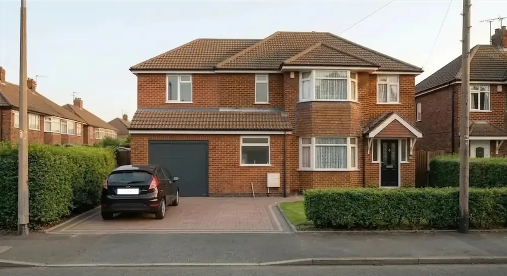 Over-garage extension in Coventry — finished extension