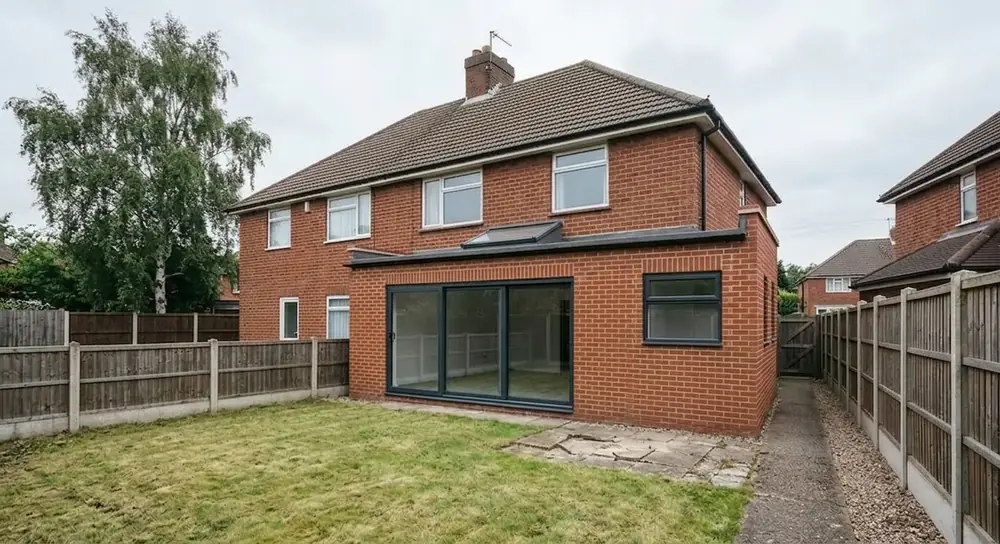 Wrap-around extension in Sutton Coldfield — finished extension